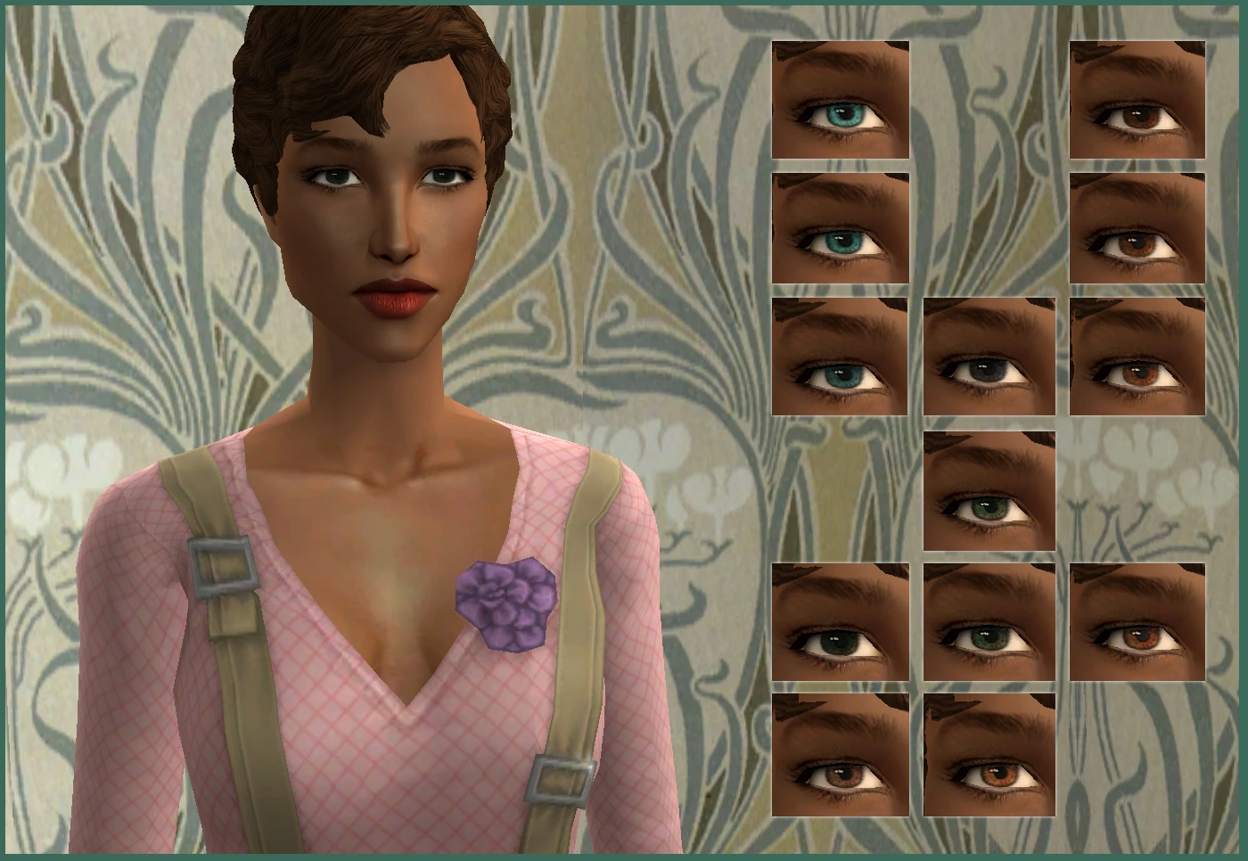 Louise eyes by lidiqnata sims 2